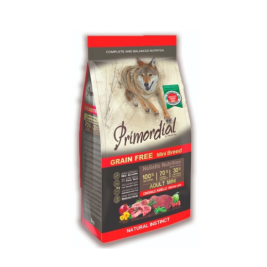 Primordial Grain Free Adult Mini Jabali y Cordero 2kg