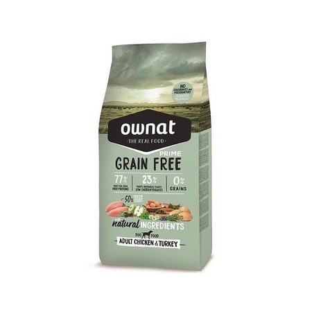 Ownat Prime Grain Free Adult Pollo y Pavo 14kg
