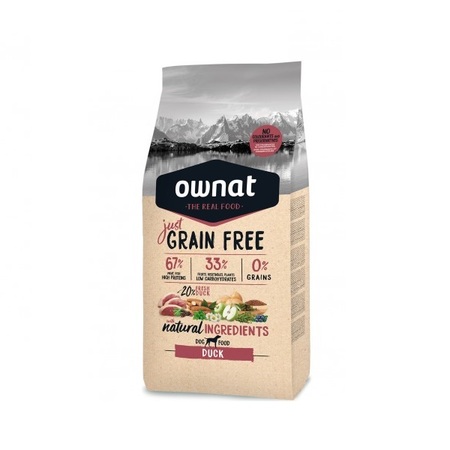 Ownat Just Grain Free Adult Pato 14kg