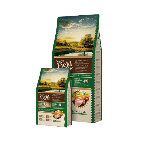 Sam's Field Junior Large Pollo y Patata 13kg